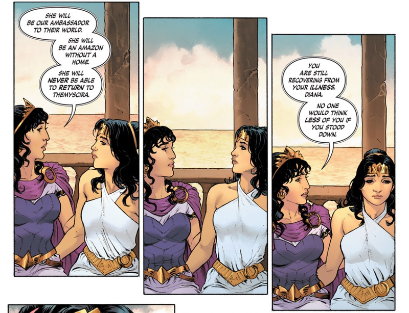 Wonder Woman #4 art by Nicola Scott and Romulo Fajardo Jr.